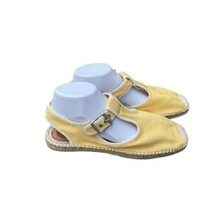 Re/Done‎ Pale Yellow Mary Jane/Espadrille, Size 11/11.5, NWOT